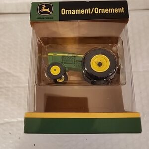 2007 John Deere Green and Yellow Tractor Ornament